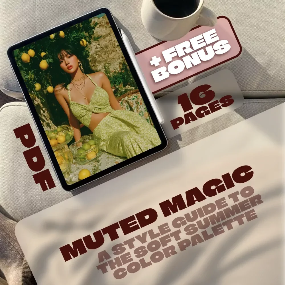 Muted Magic: A Style Guide to the Soft Summer Color Palette – Seasonal Color Analysis eBook for Soft Summer Wardrobe Planning | Digital Download