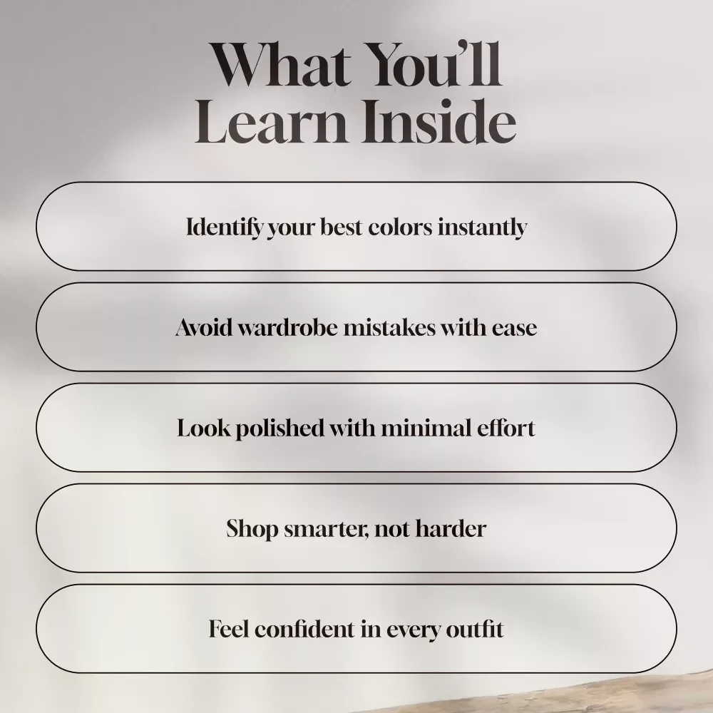 Unlock the Secrets of Soft Summer Color Analysis – Printable Guide for Seasonal Color Analysis, Soft Summer Color Palette, Personal Style eBook