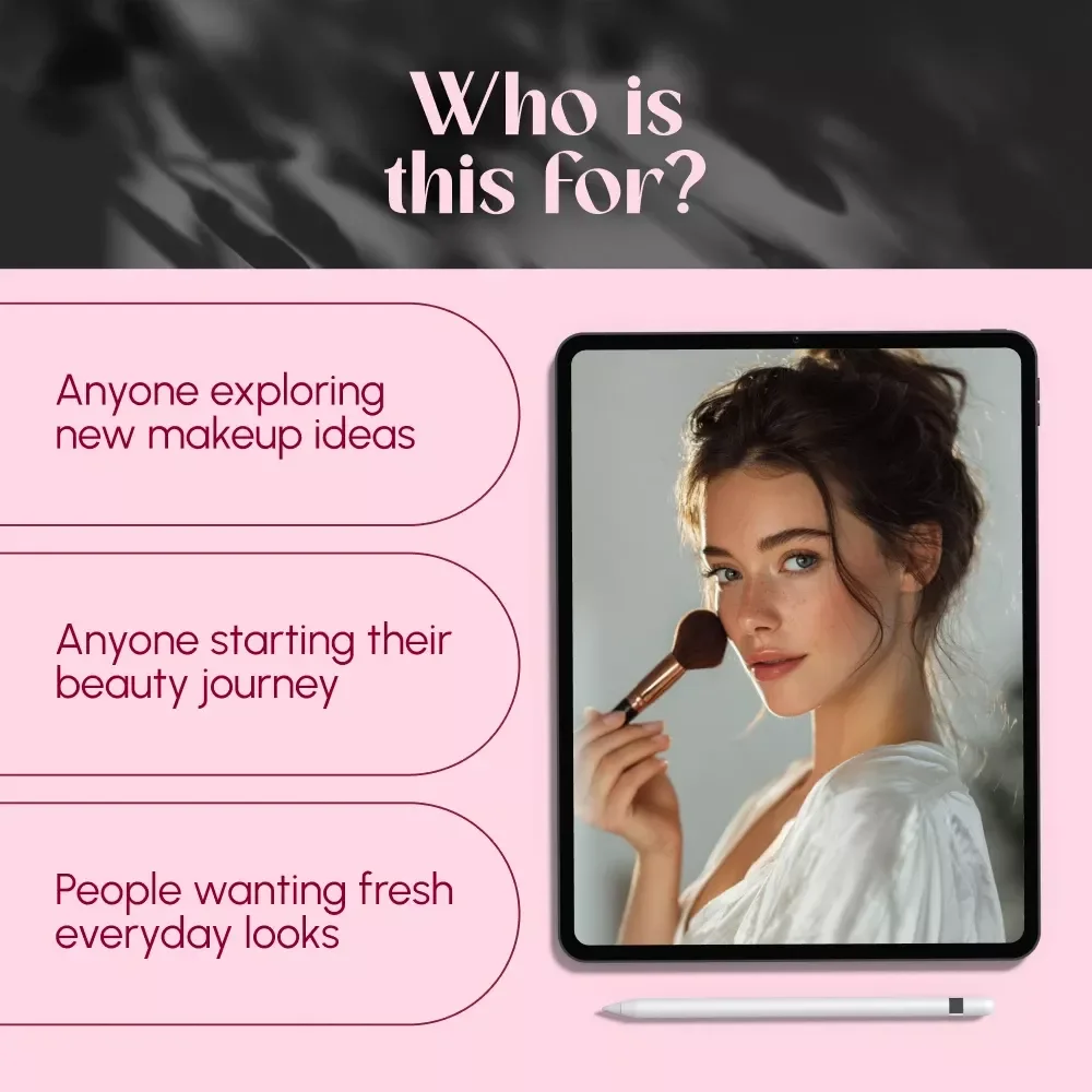 Glow Up: Fresh & Fun Makeup Ideas for Every Occasion | Digital Makeup Guide | eBook for Beginners & Beauty Lovers