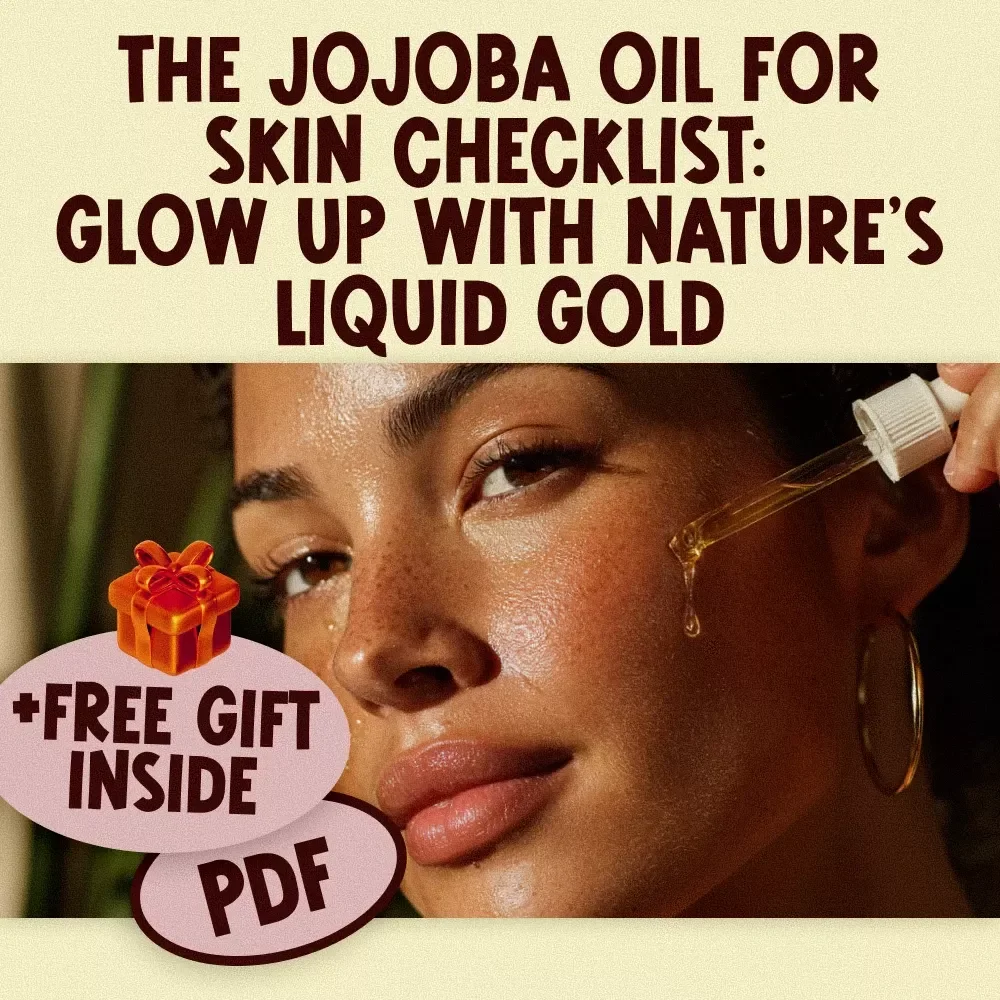 The Jojoba Oil for Skin Checklist: Glow Up with Nature’s Liquid Gold | Printable Digital Skincare Guide for Glowing Skin, Self-Care & Natural Beauty