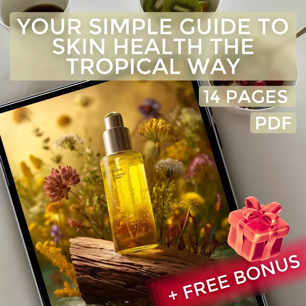 Your Simple Guide to Skin Health the Tropical Way | Digital Skincare Guide Featuring Coconut Oil for Skin | eBook, Checklist & DIY Recipes