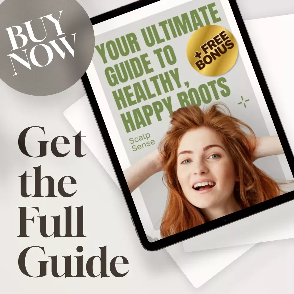 Scalp Sense: Your Ultimate Guide to Healthy, Happy Roots | Scalp Care eBook, Digital Download Guide for Hair Wellness