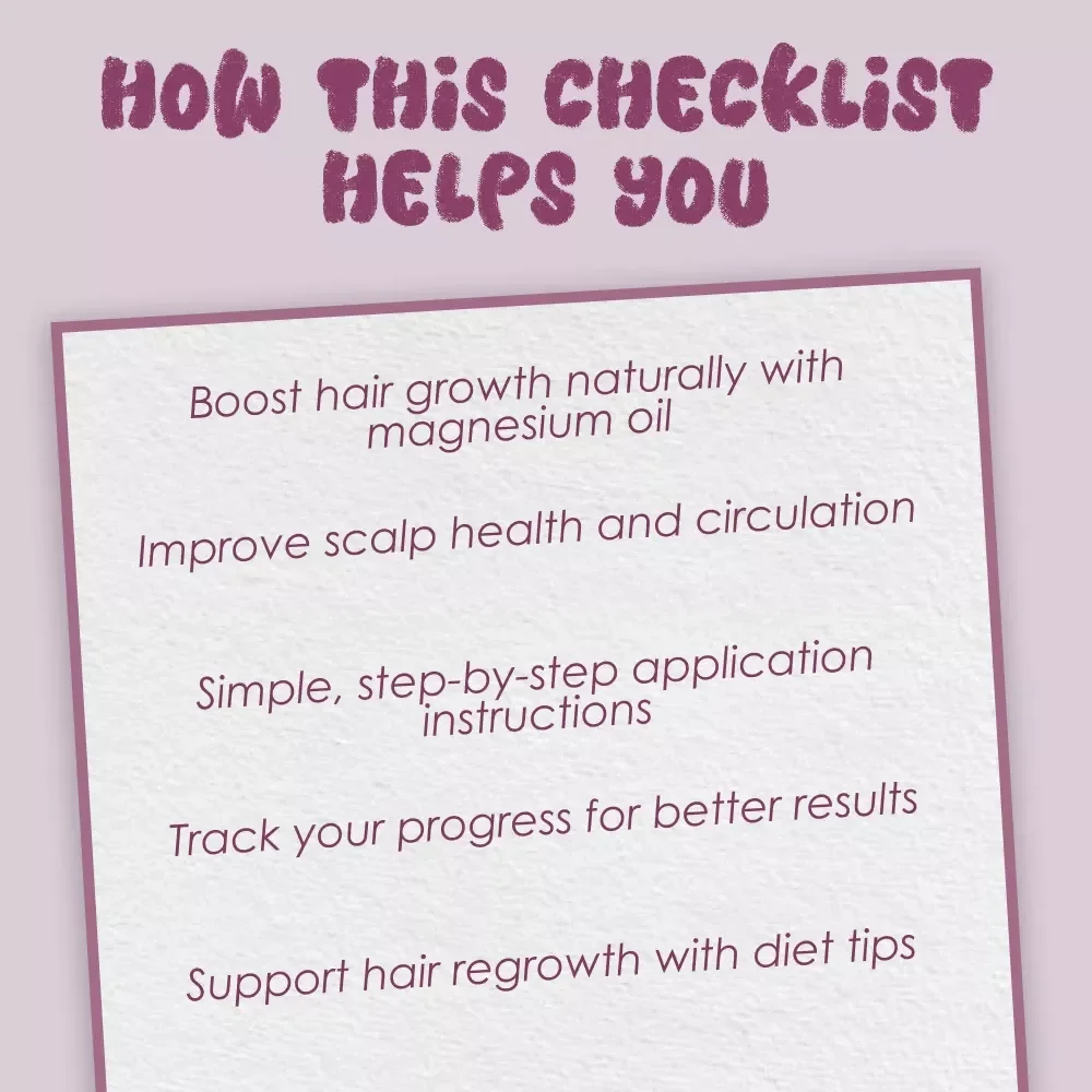 Grow Stronger Strands: Your Magnesium Oil Hair Regrowth Checklist for Thicker, Healthier Hair