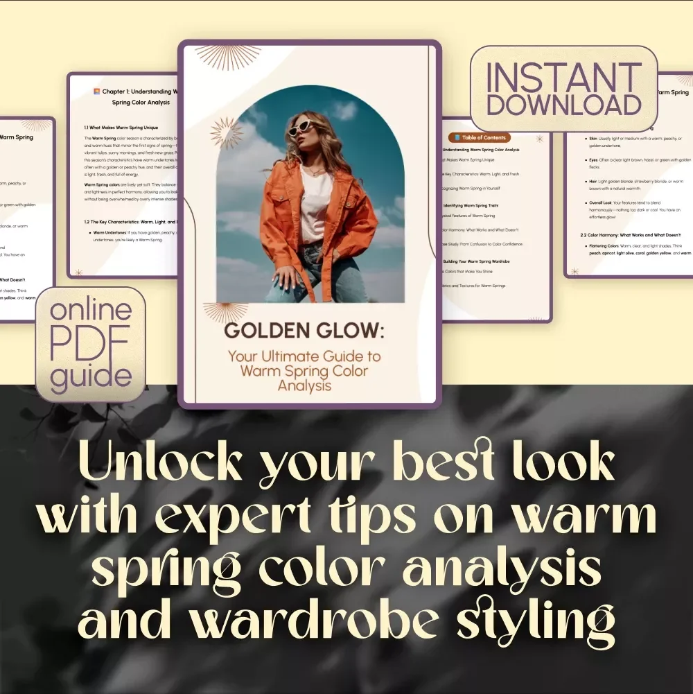 Golden Glow: Your Ultimate Guide to Warm Spring Color Analysis – Discover Your Perfect Colors for a Radiant Look