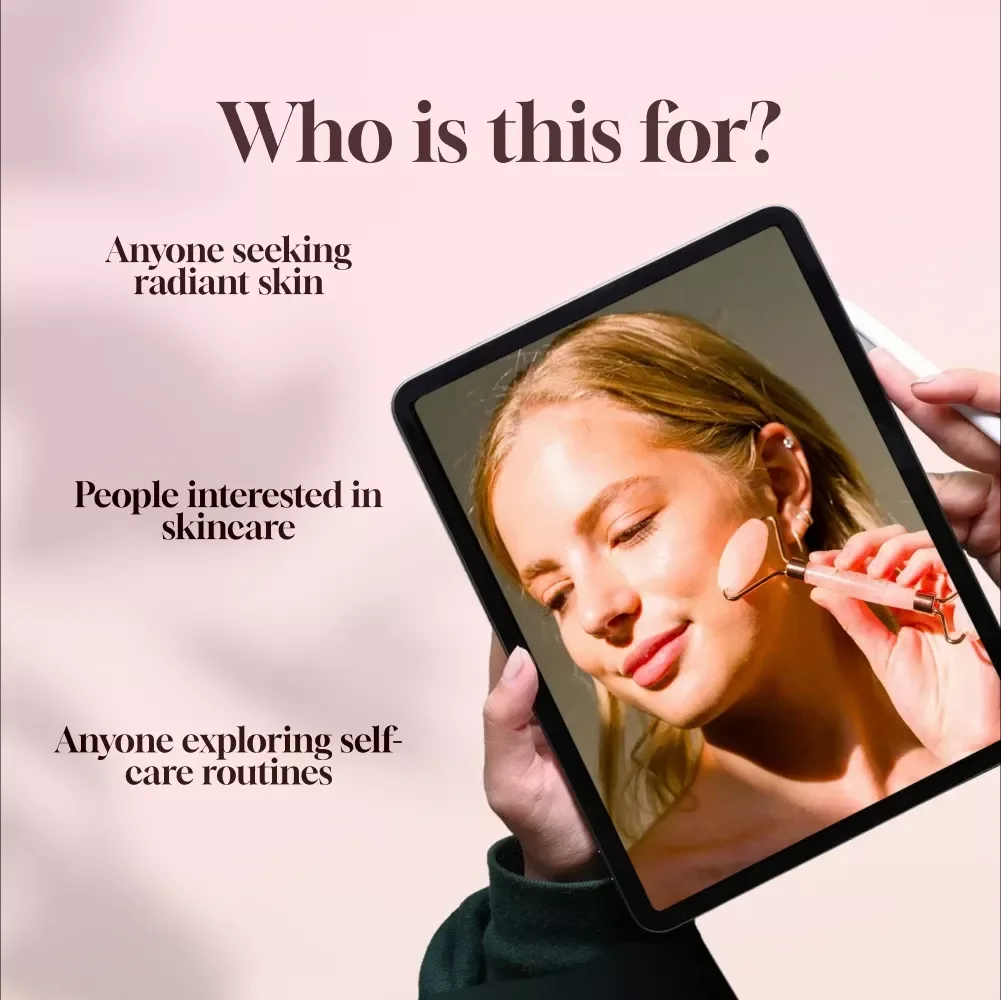 Glow Rolling: The Effortless Guide to Radiant Skin with Face Rollers | Digital Download Guide on How to Use Face Rollers for Glowing Skin, Self-Care & Beauty Rituals