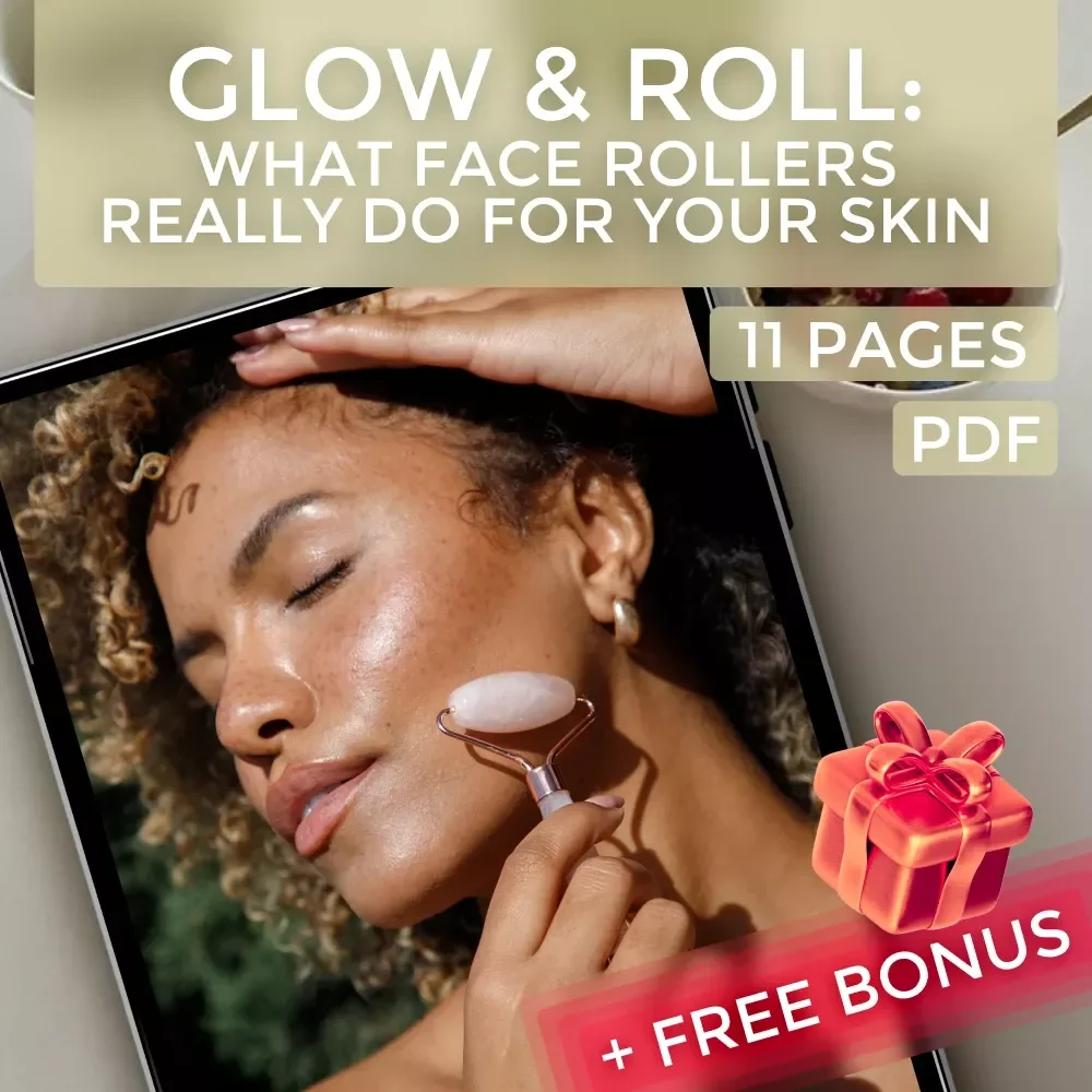 Glow & Roll: What Face Rollers Really Do for Your Skin – Guide on what are face rollers for, skincare benefits, how to use a face roller, digital download eBook