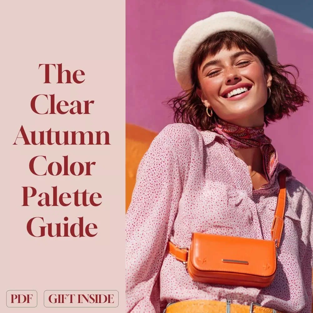 The Clear Autumn Color Palette: A Vibrant Guide to Warm Elegance - Embrace Your Season with Confidence