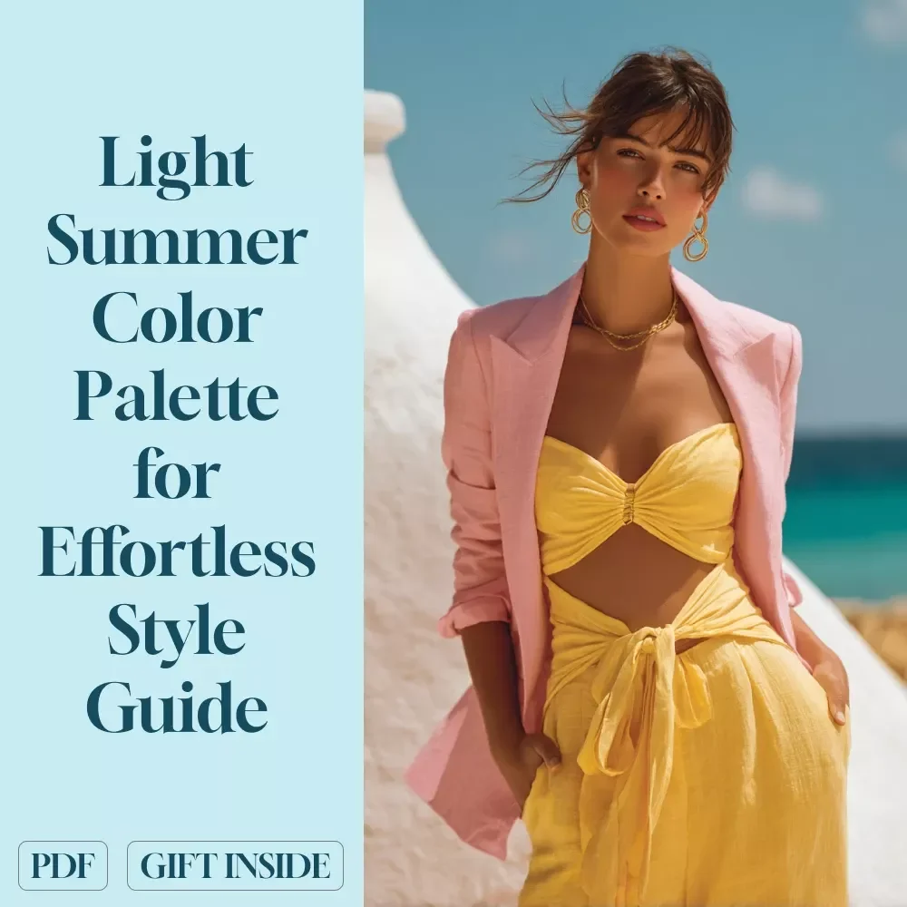 Breezy & Bright: Mastering the Light Summer Color Palette for Effortless Style – Light Summer Color Palette Outfits Guide, Capsule Wardrobe & Styling Tips – Digital Download