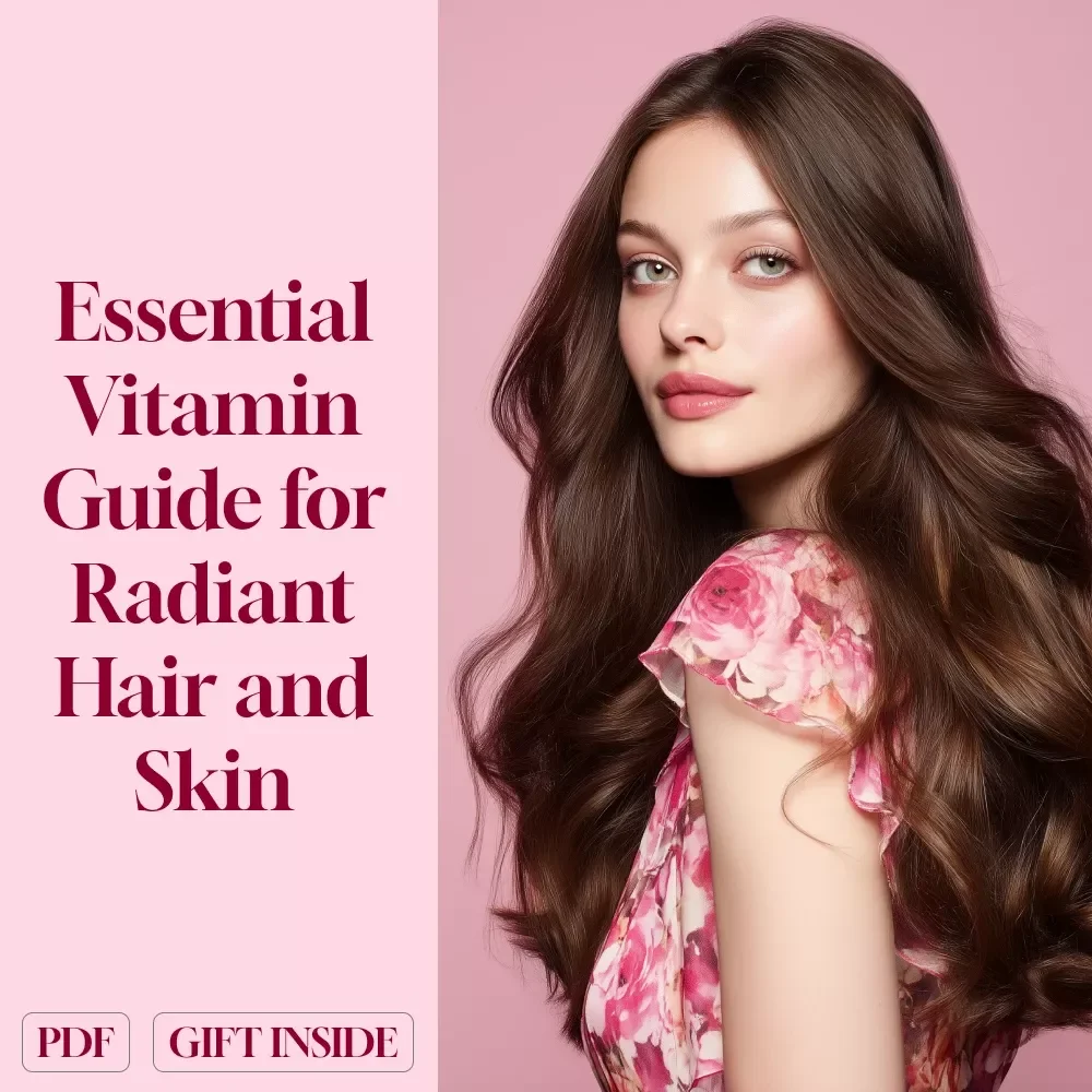 Glow & Grow: The Essential Vitamin Guide for Radiant Hair and Skin | Vitamins for Healthy Hair and Skin | Digital Wellness eBook | Glow Skin Guide