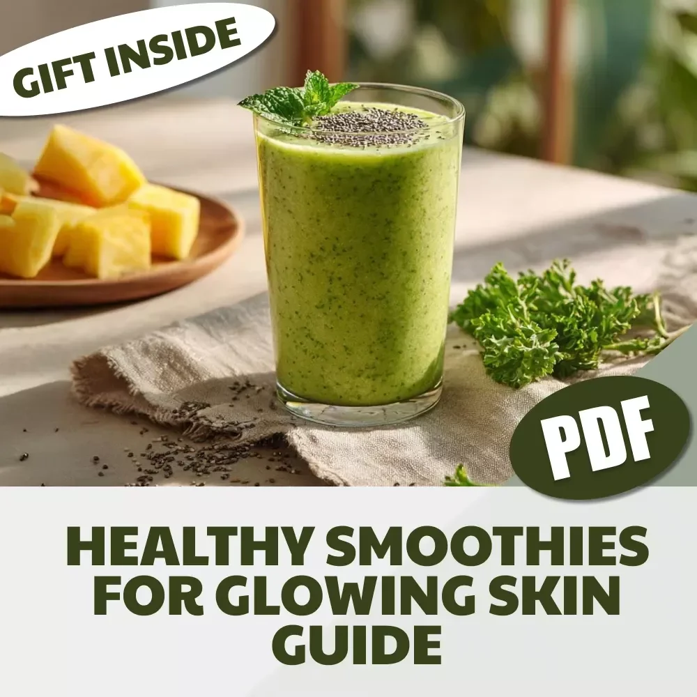 Glow in a Glass: Radiant Skin Smoothies Made Simple | Healthy Smoothies for Glowing Skin | Digital Guide, eBook, Checklist