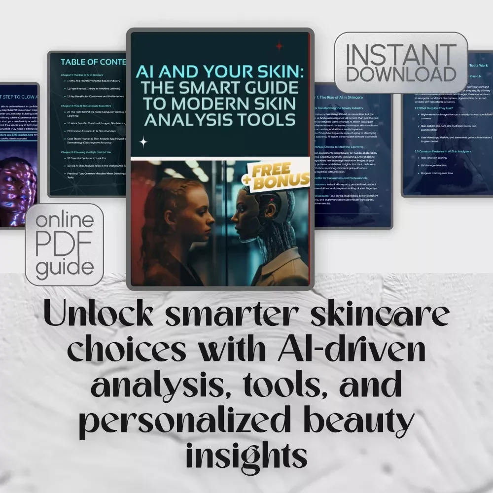 AI and Your Skin: The Smart Guide to Modern Skin Analysis Tools | Digital Download | AI Skin Analysis Tools eBook & Checklist for Skincare Professionals