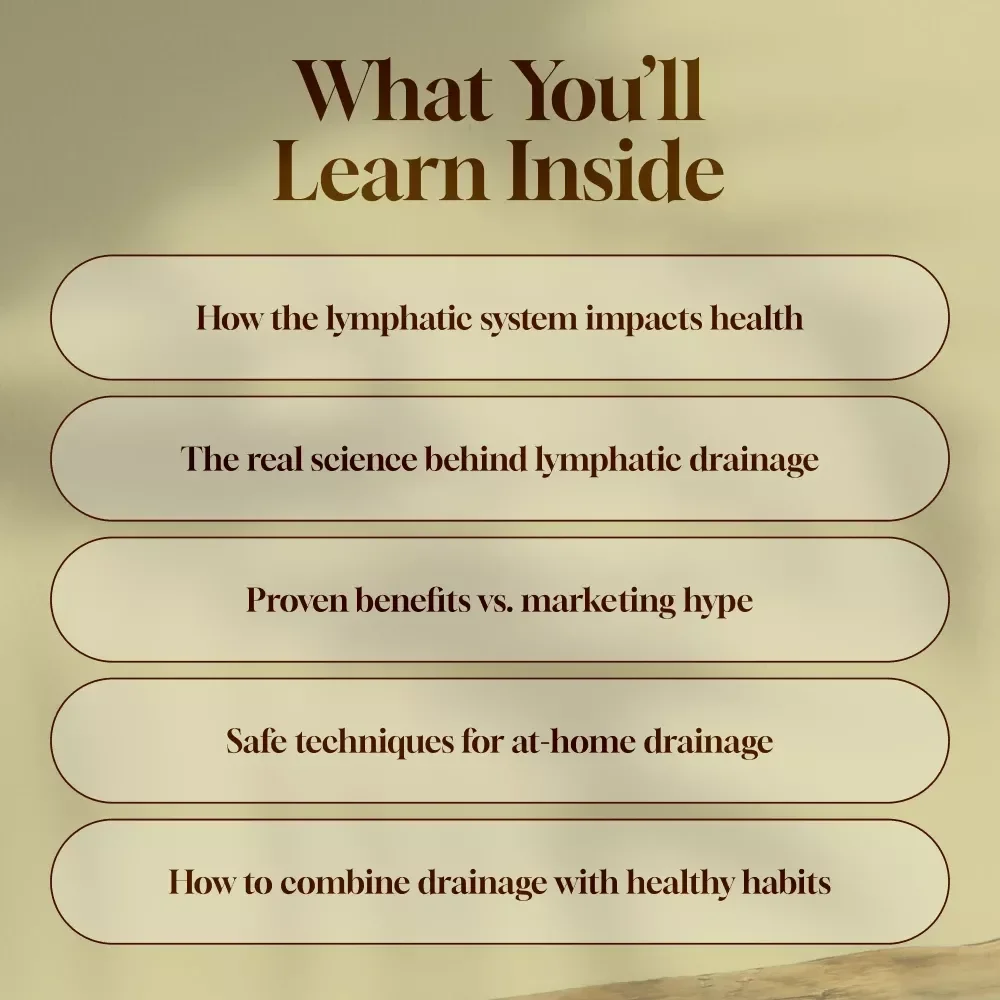 Does Lymphatic Drainage Really Work? The Science, Myths & Real Benefits Explained | Ultimate Guide to Lymphatic Drainage