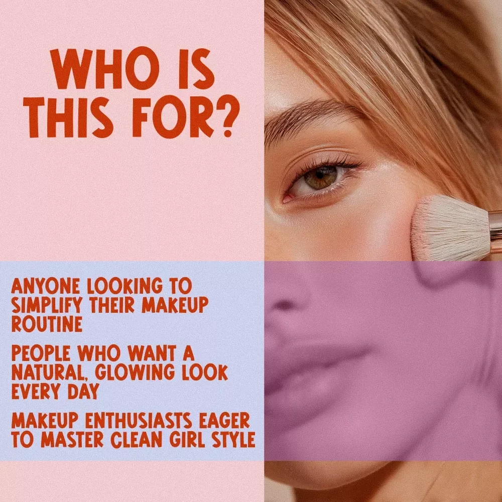 The Ultimate Clean Girl Makeup Checklist: Glow Simply, Shine Naturally - Effortless, Fresh Beauty Guide for a Natural, Radiant Look