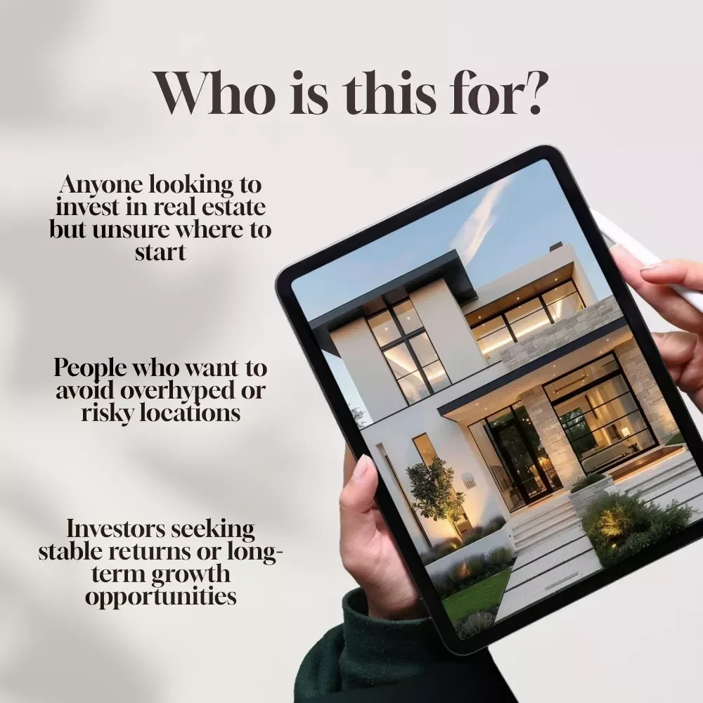 The Ultimate Guide to the Best Areas to Invest in Real Estate – Digital Download for Investors, eBook on Top Markets & Hotspots