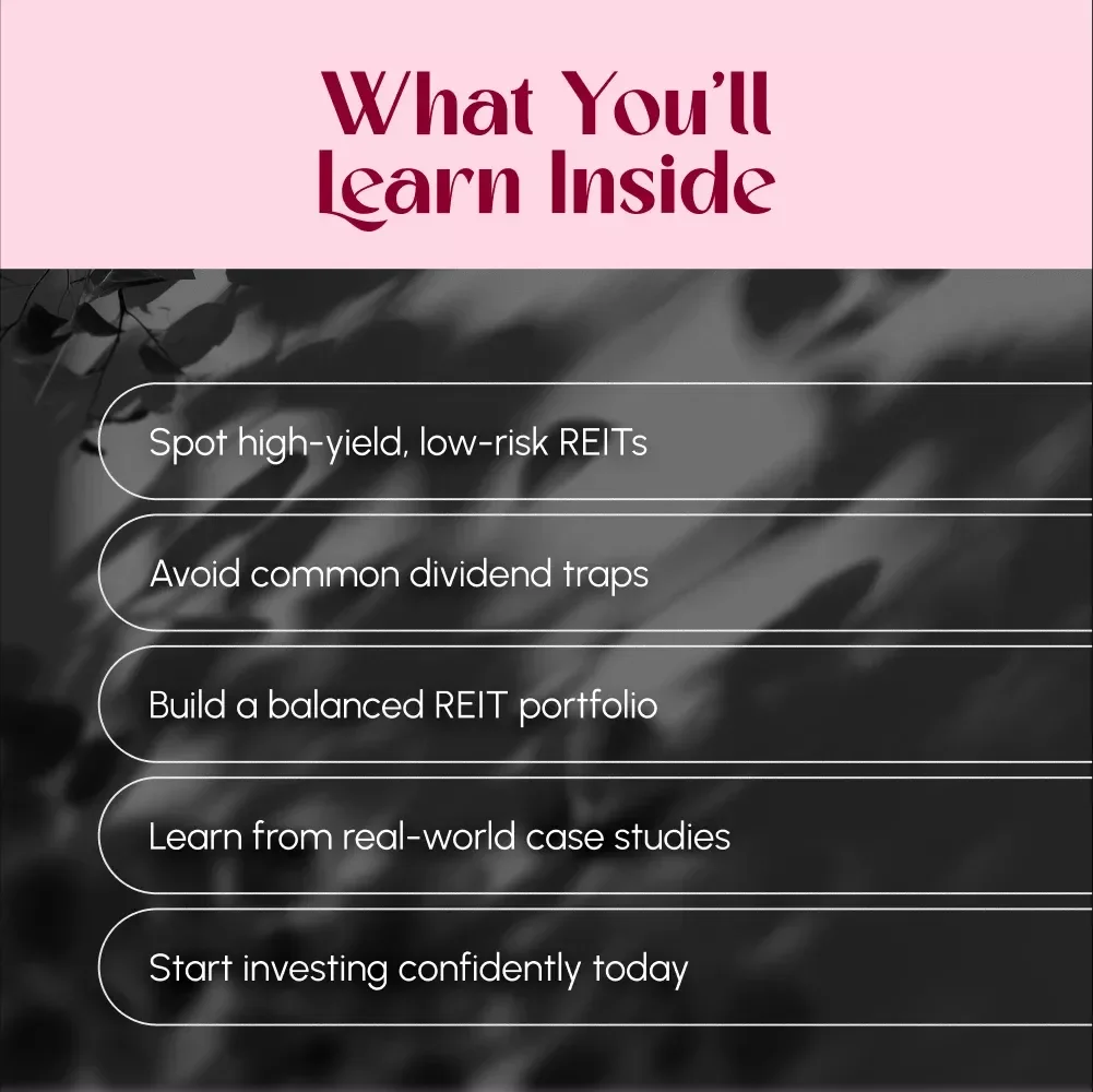 Turn REITs Into Reliable Dividends | Best REITs for Dividends Guide | Digital Download for Passive Income Investors