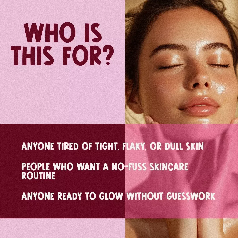 Dry Skin Glow-Up Checklist | Best Skincare for Dry Skin Routine | Digital Download Skincare Checklist for Dry Face
