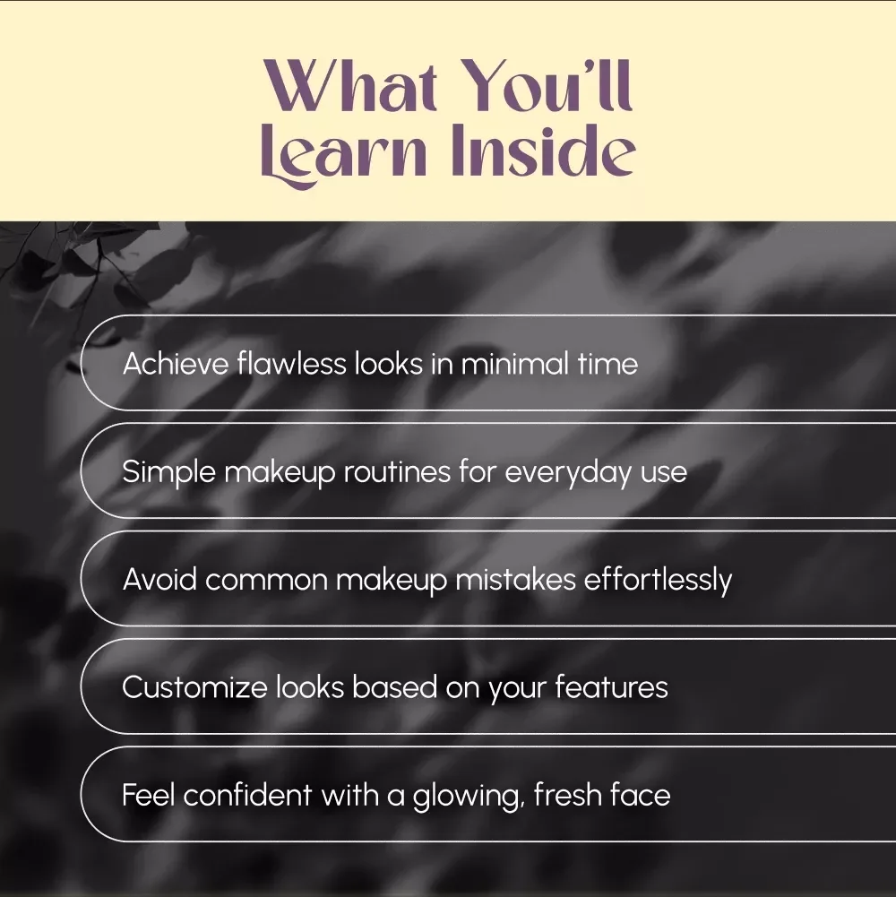 Glow Up Fast: Simple Makeup Ideas for Effortless Beauty - Digital Guide for Quick, Easy Looks