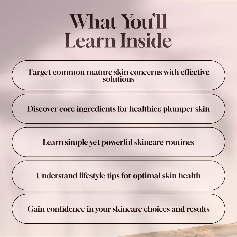Ageless Glow: The Ultimate Skincare Guide for Mature Skin | Best Skincare for Mature Skin