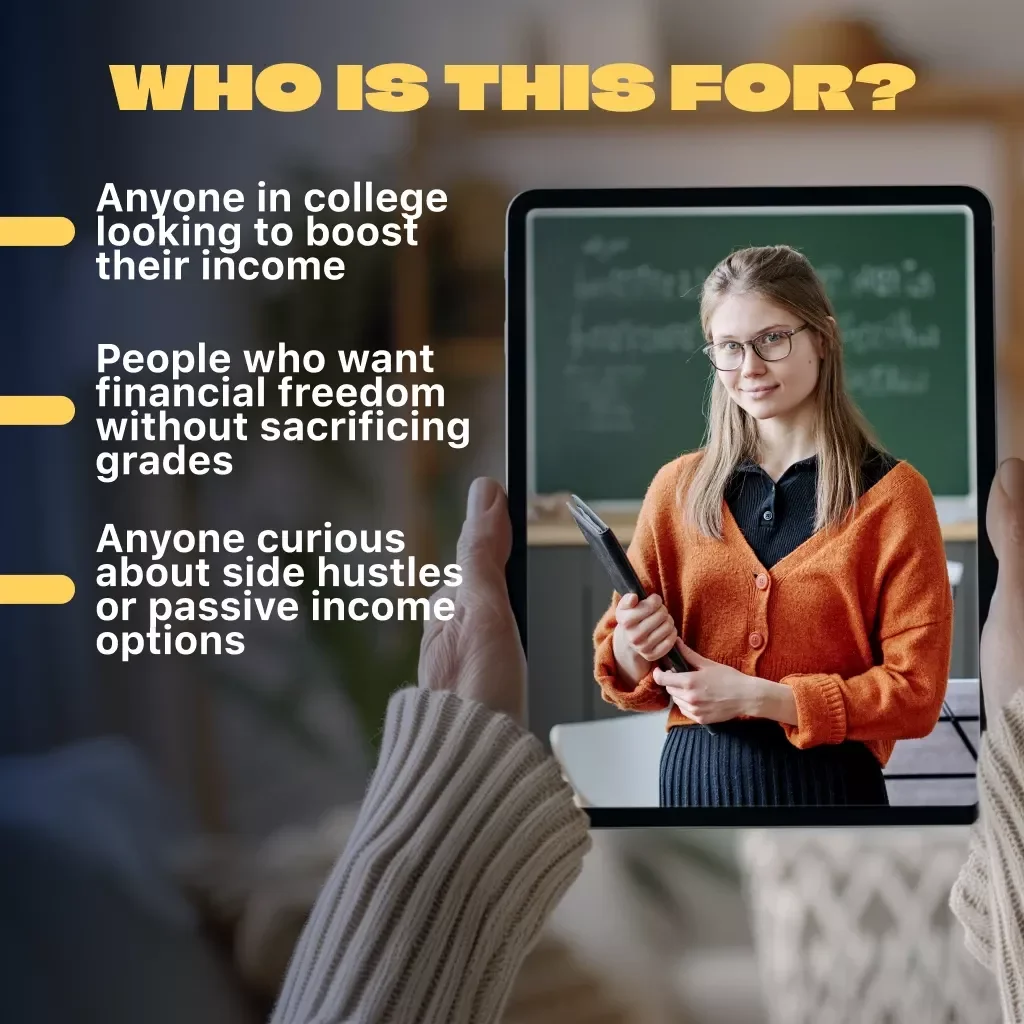 College Cashflow: How Students Can Earn Multiple Incomes and Thrive | Guide for College Students Earning Multiple Incomes | Passive Income, Side Hustles & Money Tips