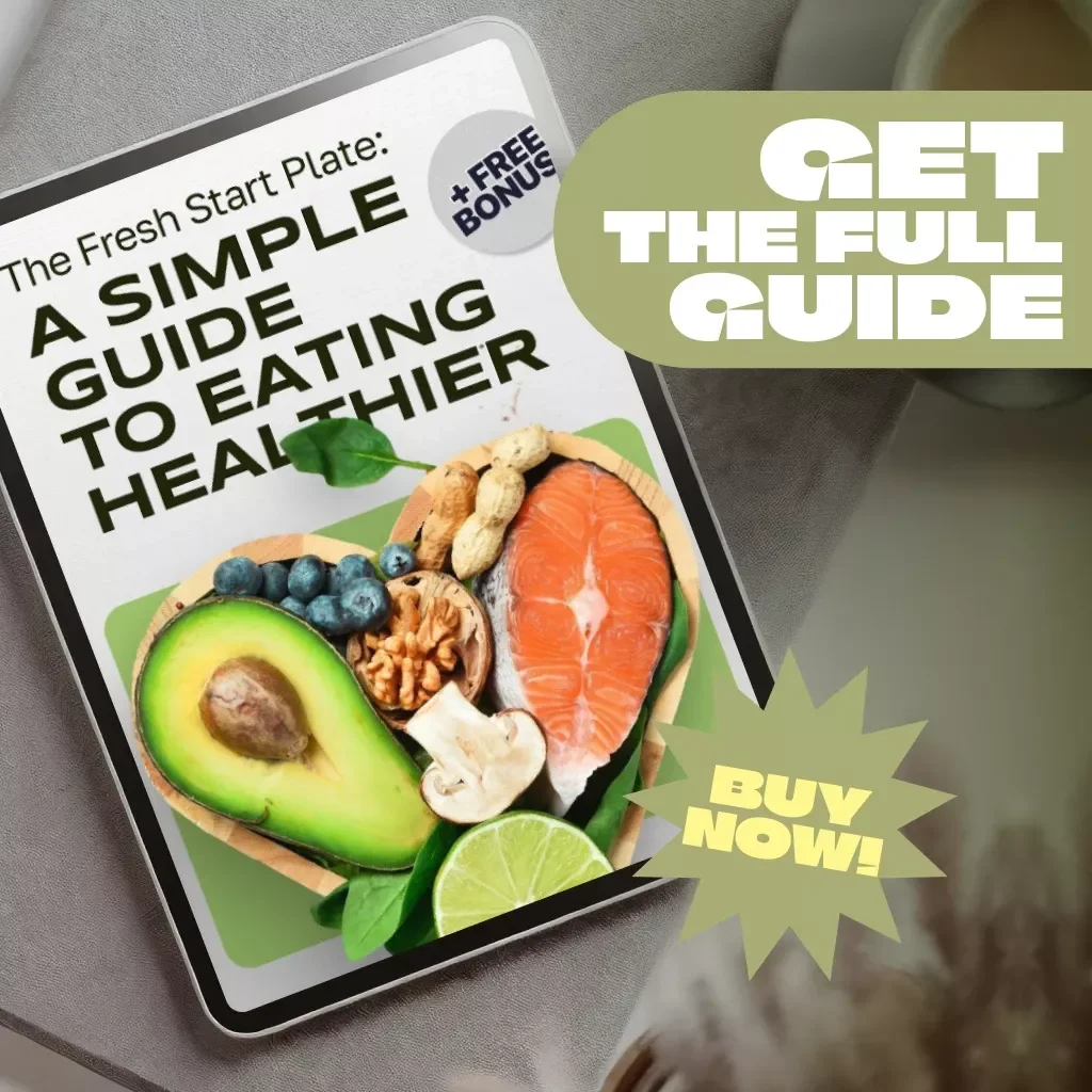 The Fresh Start Plate: A Simple Guide to Eating Healthier | Digital Download | How to Start Eating More Healthy | Nutrition & Meal Planning PDF