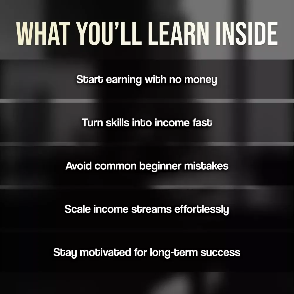 Multiple Income Streams Without Spending a Dime - How to Start Multiple Income Streams with No Money - Ultimate Guide to Financial Freedom