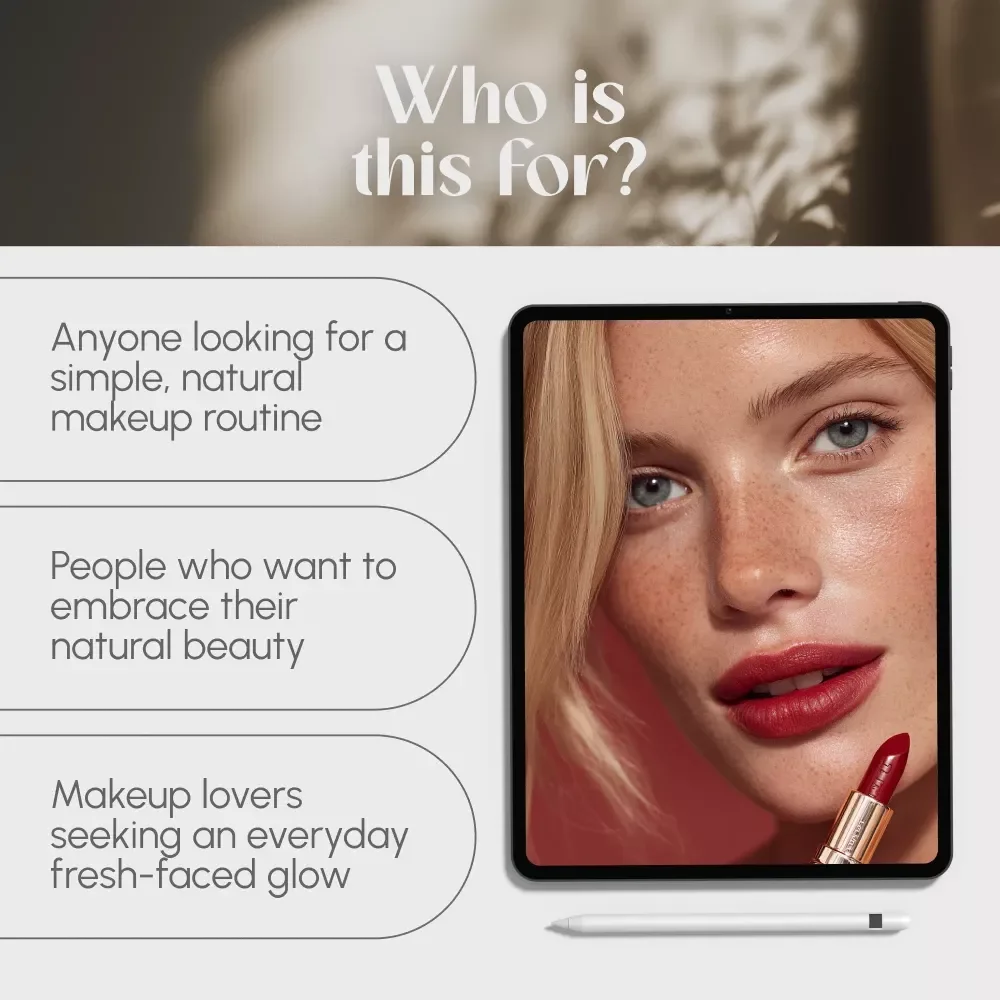 Effortlessly You: The Art of a Natural Makeup Look - A Guide to Achieving a Fresh-Faced, Natural Beauty