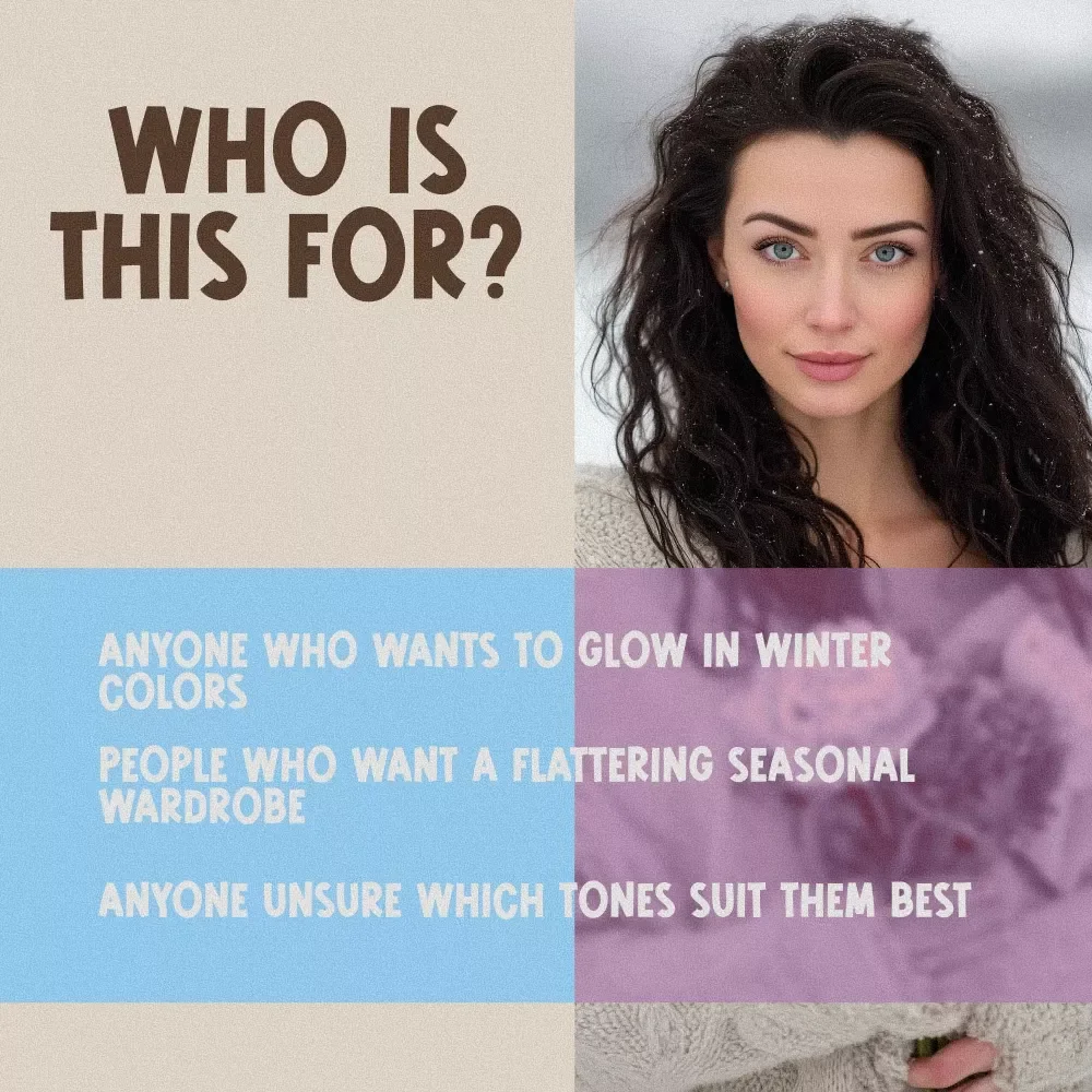 Warm Winter Color Palette Checklist | Digital Download Wardrobe & Makeup Guide for Warm Undertones | Seasonal Color Analysis for Style Confidence