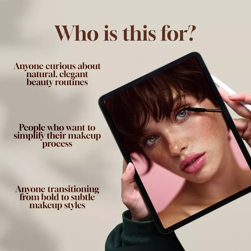 The Art of Demure Makeup: Subtle Beauty, Maximum Impact | Minimalist Makeup Guide | Digital Download eBook for Natural, Soft Glam Look