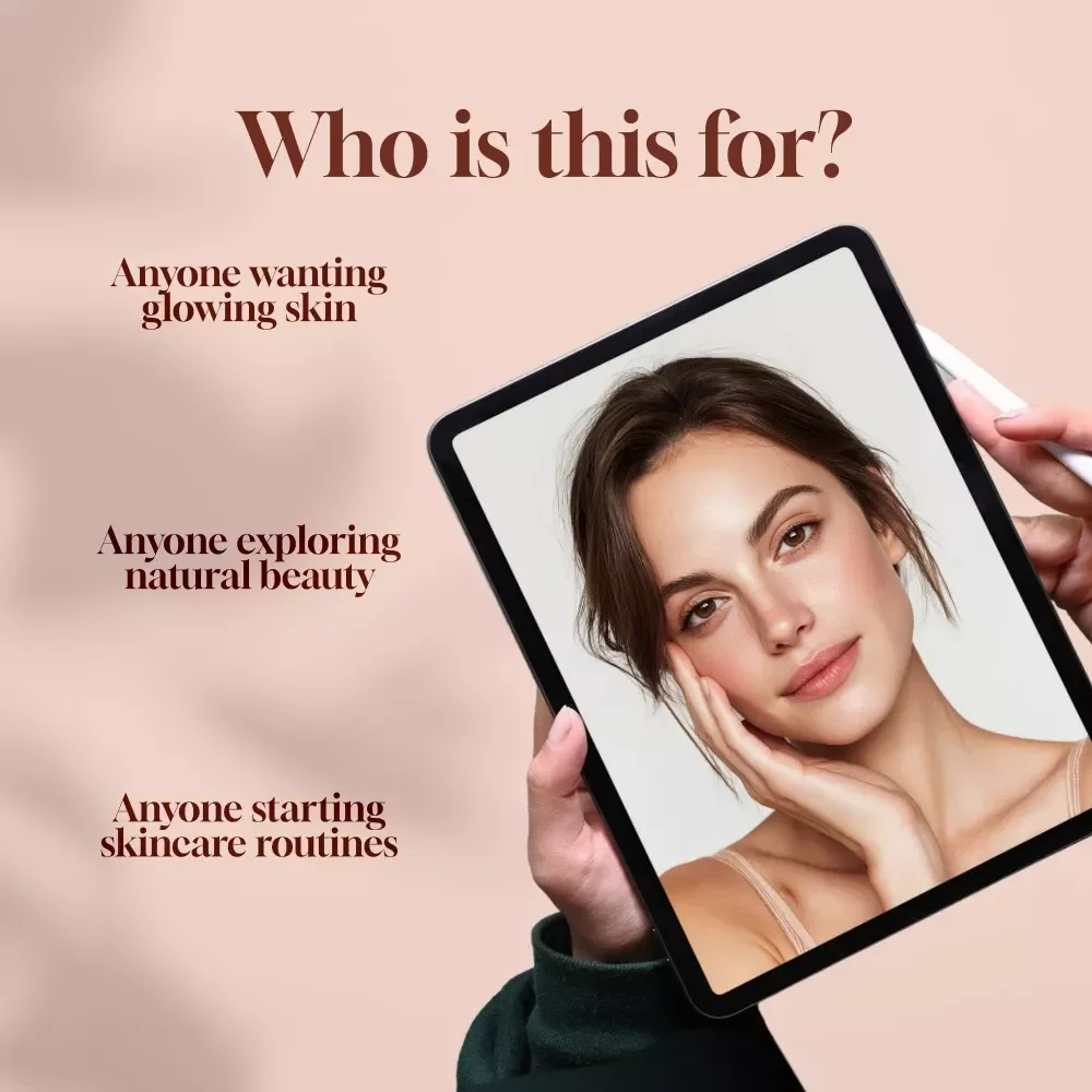 Glow Up Naturally: A Simple Guide to Facial Massage Techniques That Work | eBook & Printable Guide for Radiant Skin, Self-Care & Relaxation | Learn Methods of Facial Massage at Home