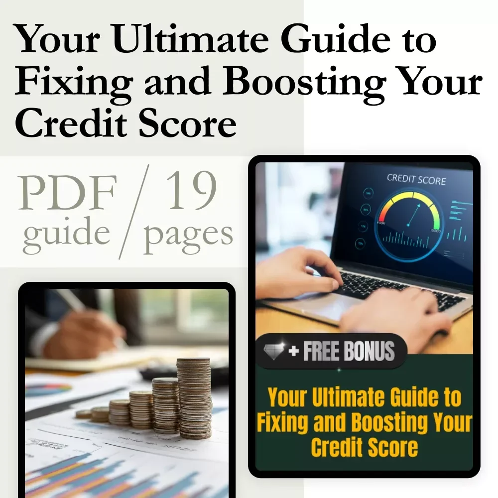 Your Ultimate Guide to Fixing and Boosting Your Credit Score | How to Fix Credit Score Guide | Credit Repair eBook | Instant Digital Download