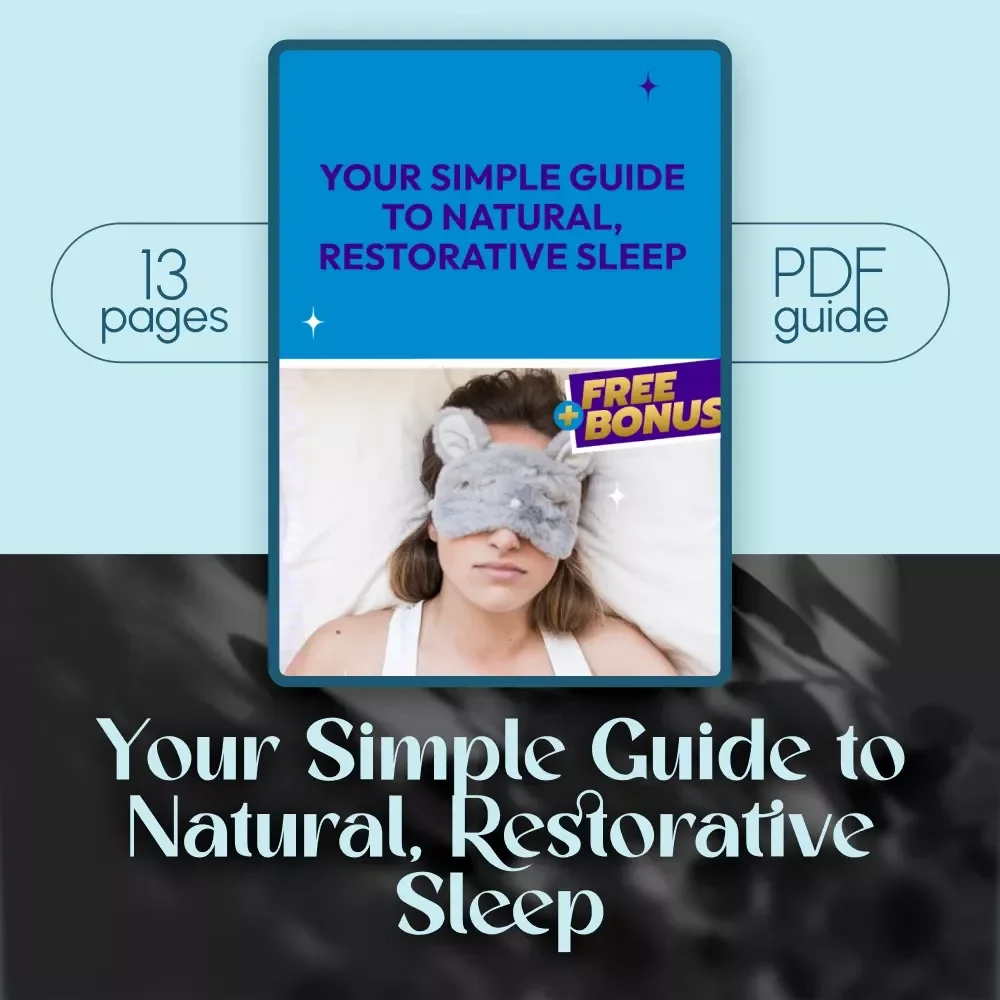 Your Simple Guide to Natural, Restorative Sleep | How to Get Good Sleep Naturally | eBook for Better Rest, Digital Wellness Guide, Instant Download