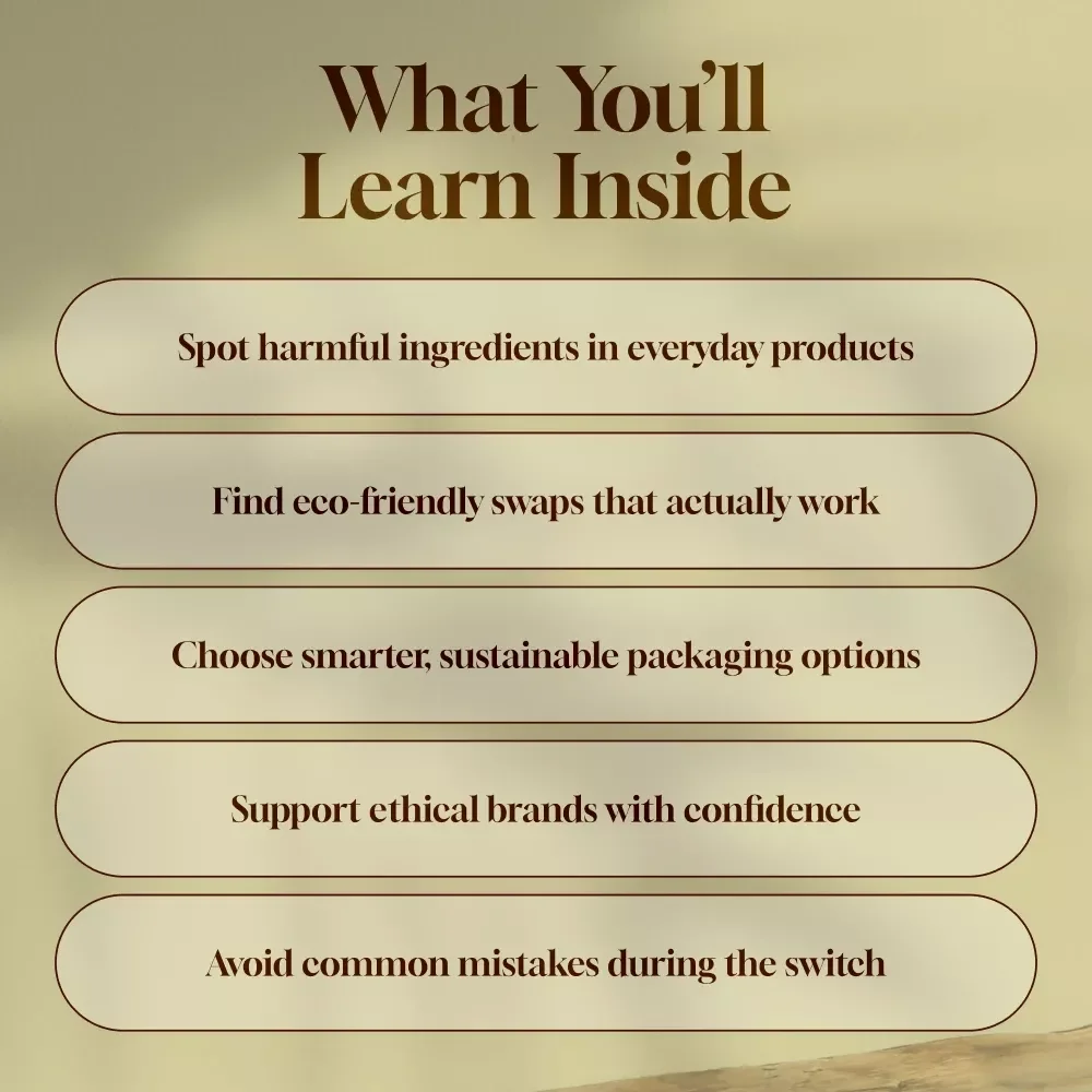 Glow Green: Your Guide to Sustainable Beauty | Eco-Friendly Skincare eBook | Sustainable Beauty Routine Checklist | Digital Download Guide