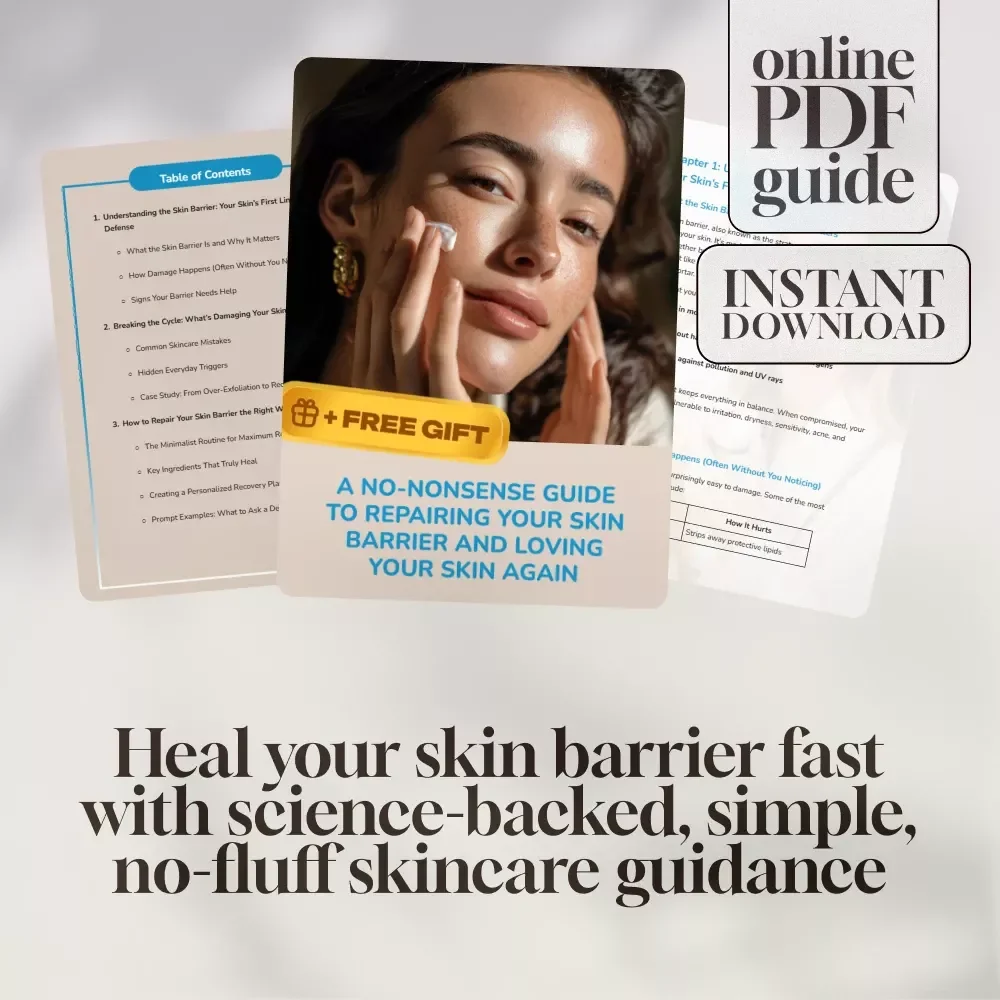 A No-Nonsense Guide to Repairing Your Skin Barrier and Loving Your Skin Again | Digital Skincare Guide for How to Repair Skin Barrier