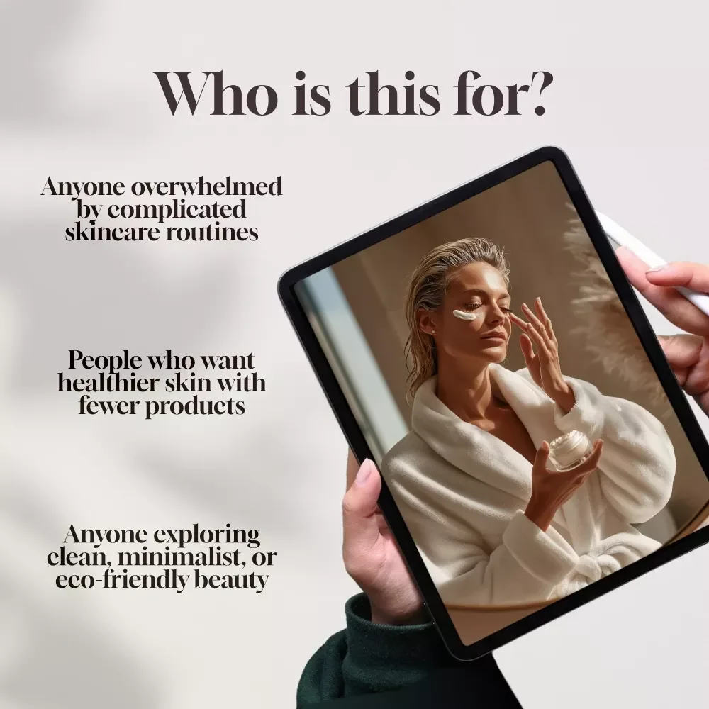 Skinimalism: The Art of Beautifully Simple Skincare | Minimal Skincare Guide | Digital Skincare Routine eBook | Skinimalist Lifestyle PDF