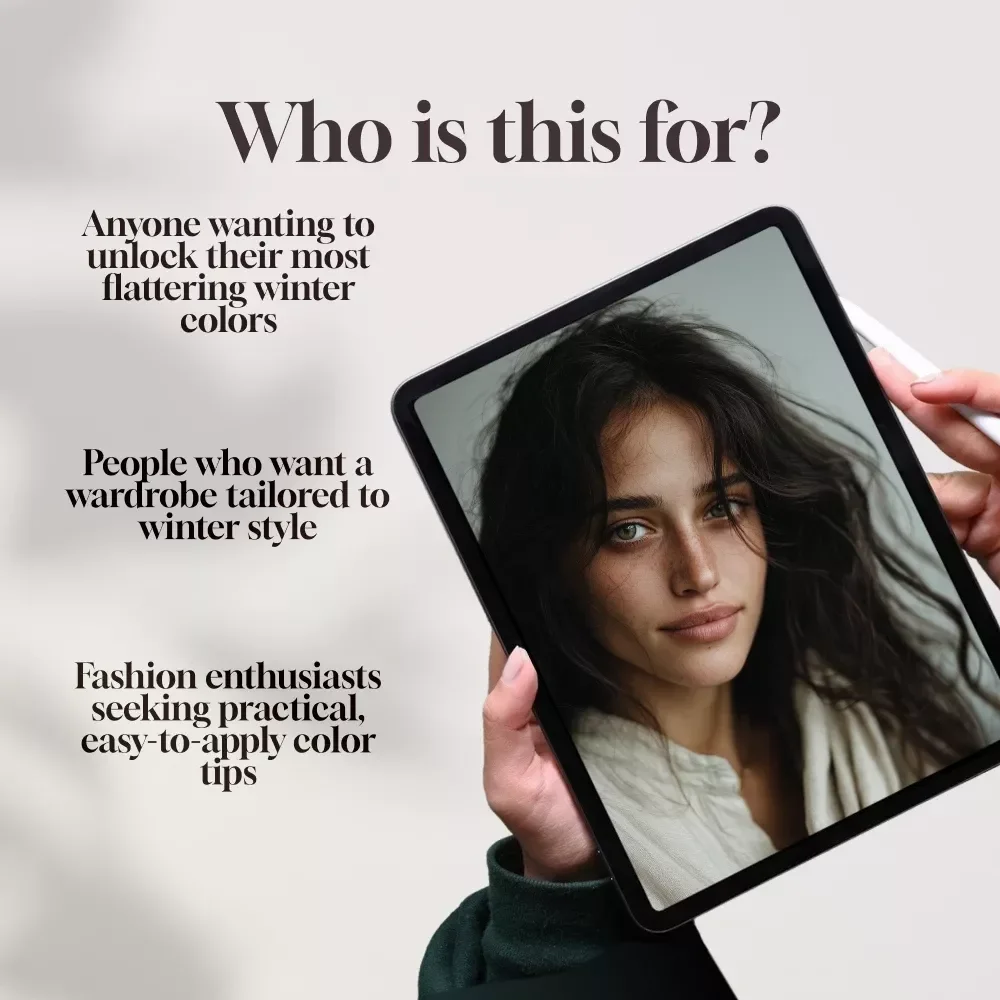 Cool Confidence: Mastering Winter Seasonal Color Analysis Guide - Your Winter Palette for Fashion and Style