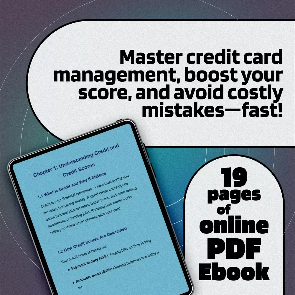 How to Manage Your Card and Build Strong Credit – Credit Card Guide eBook – Learn How to Manage a Credit Card to Build Credit
