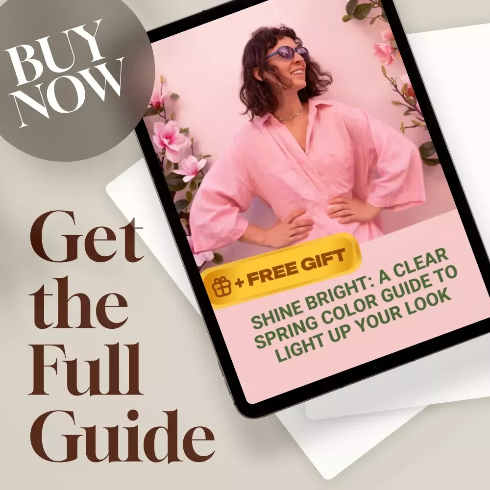 Shine Bright: A Clear Spring Color Guide to Light Up Your Look - Digital Download for Seasonal Color Analysis & Personal Style