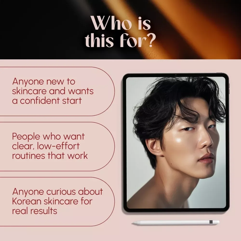 Face Forward: The Modern Man’s Guide to Korean Skincare | Best Korean Skincare for Men | Skincare eBook for Guys | Digital Skincare Guide