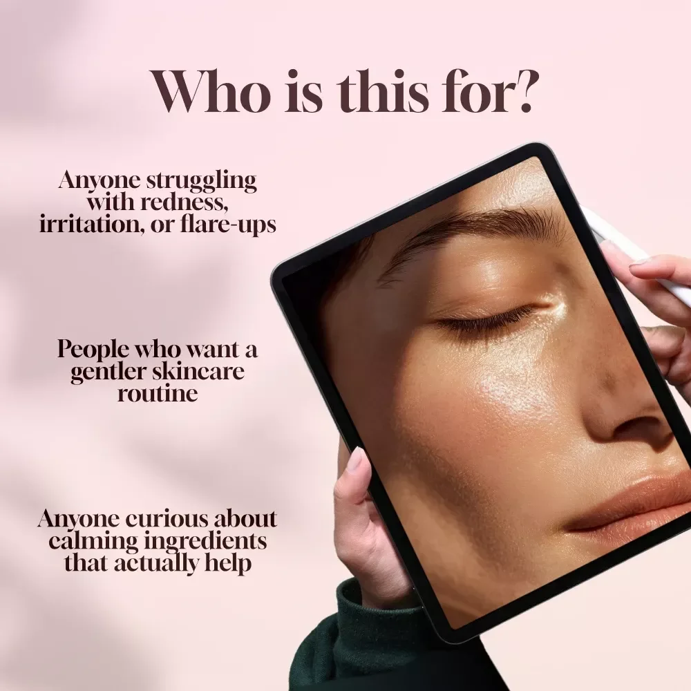 Skincare That Soothes Redness | Best Skincare for Red Skin Guide | Digital Download eBook