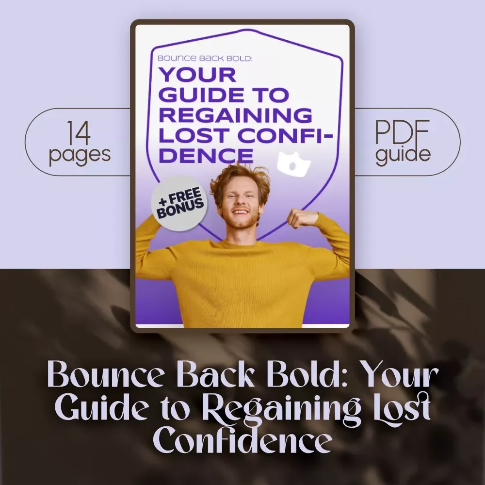 Bounce Back Bold: Your Guide to Regaining Lost Confidence | Digital Download | How to Regain Lost Confidence Workbook | Self-Improvement eBook