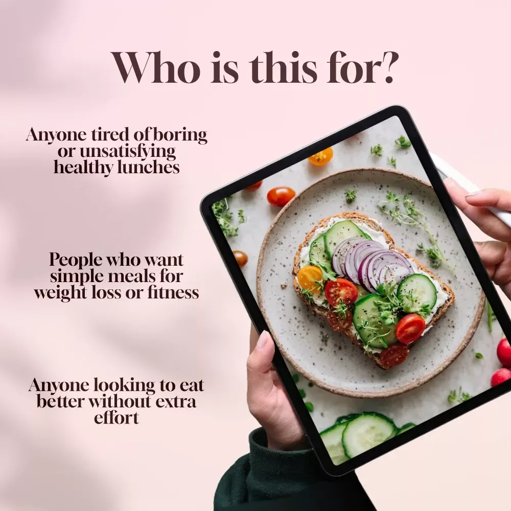 The Guide to Delicious Diet Lunches That Keep You Full – Healthy Lunch eBook | Digital Diet Lunch Guide | Easy Meal Prep Ideas PDF Download