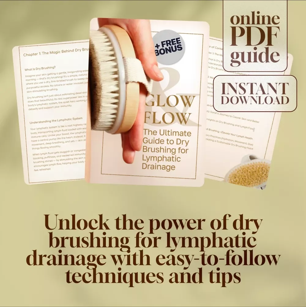 Glow & Flow: The Ultimate Guide to Dry Brushing for Lymphatic Drainage | Boost Your Health Naturally