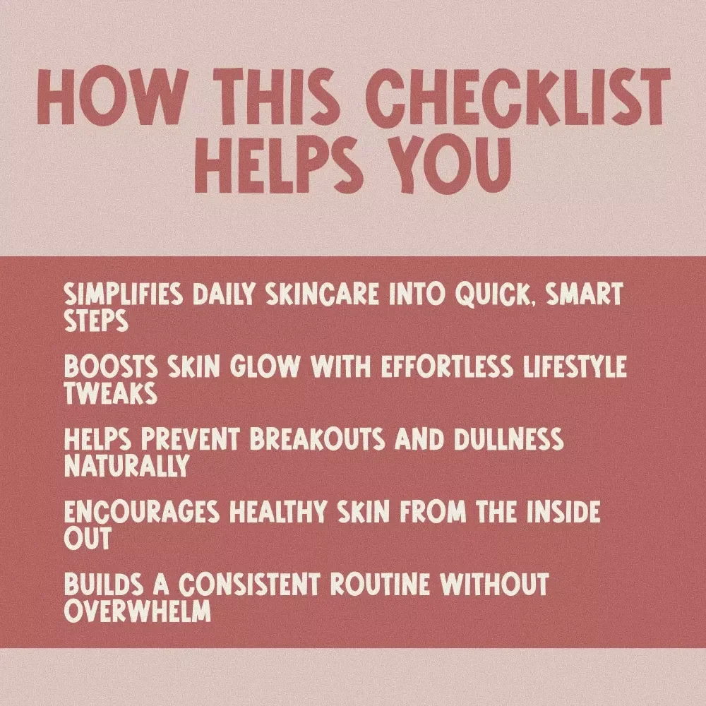 The Skin Keeper Checklist: Fun & Smart Ways to Maintain Healthy Skin | Digital Download for Skincare Routine, How to Maintain a Healthy Skin, Self-Care eChecklist