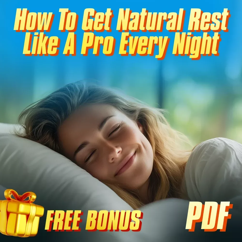 How To Get Natural Rest Like A Pro Every Night | Checklist for How to Get Good Sleep Naturally | Digital Download Wellness Guide