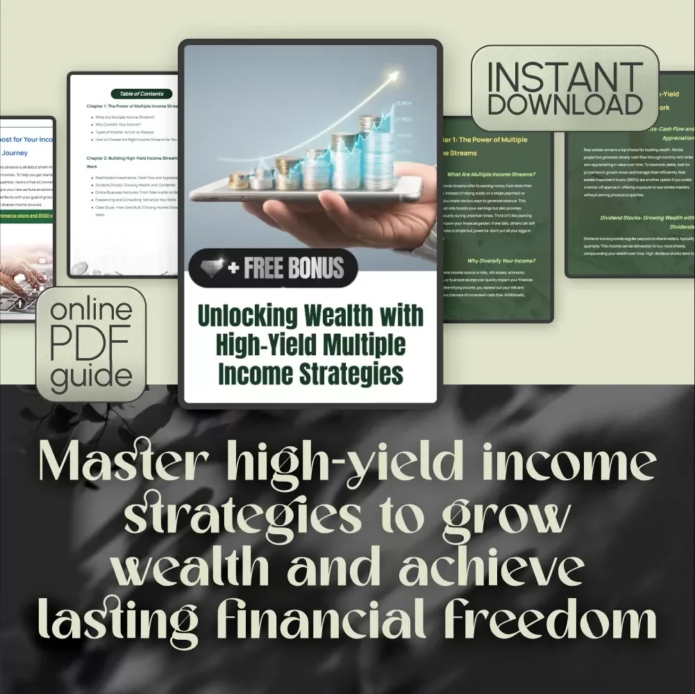 Unlocking Wealth with High-Yield Multiple Income Strategies | Guide to Building Passive & Active Income Streams