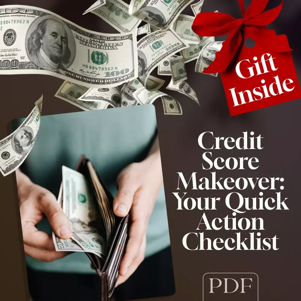 Credit Score Makeover: Your Quick Action Checklist | Fix Your Credit Score Fast | Instant Download PDF