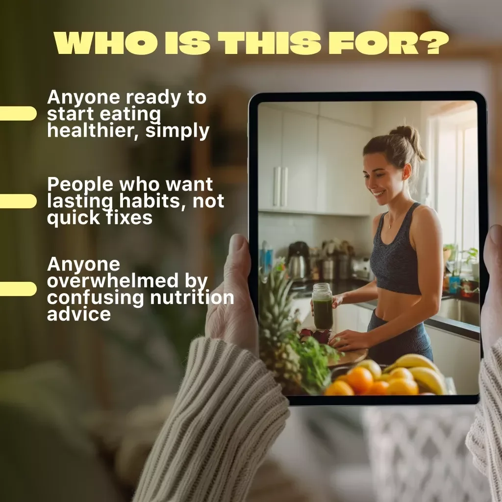 The Fresh Start Plate: A Simple Guide to Eating Healthier | Digital Download | How to Start Eating More Healthy | Nutrition & Meal Planning PDF