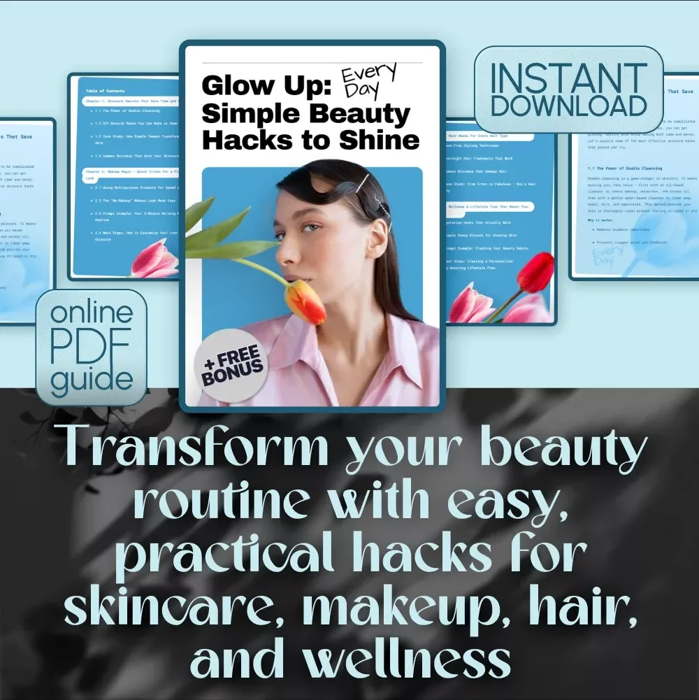 Glow Up: Simple Beauty Hacks to Shine Every Day - Your Ultimate Guide to Effortless Beauty