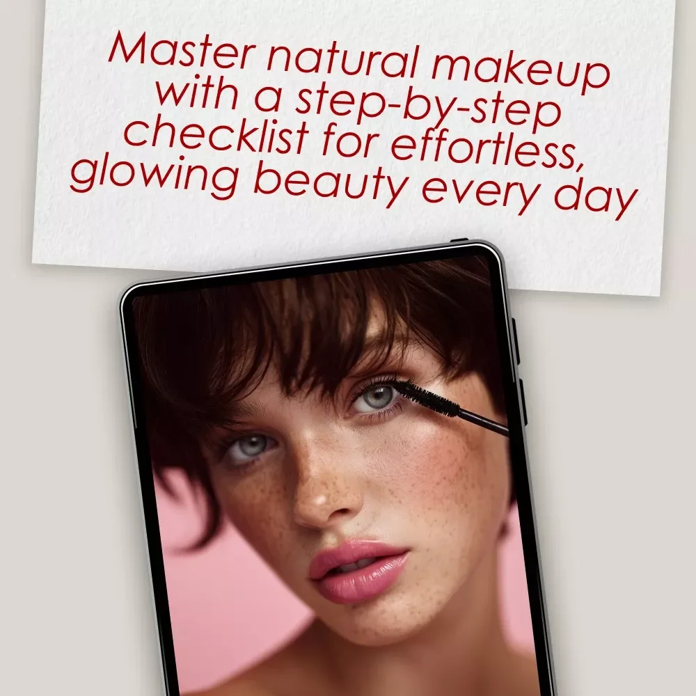 The Ultimate Natural Makeup Checklist: Glow-Up Made Easy – Easy Guide to Natural Makeup for Every Day