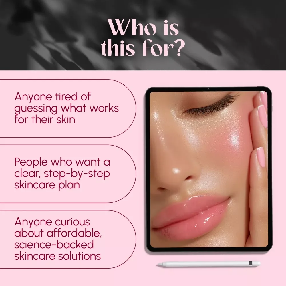 Glow Blueprint: The Simple Science of Clear Skin | Best Skincare for Clear Skin Guide | Clear Skin eBook & Skincare Routine Checklist